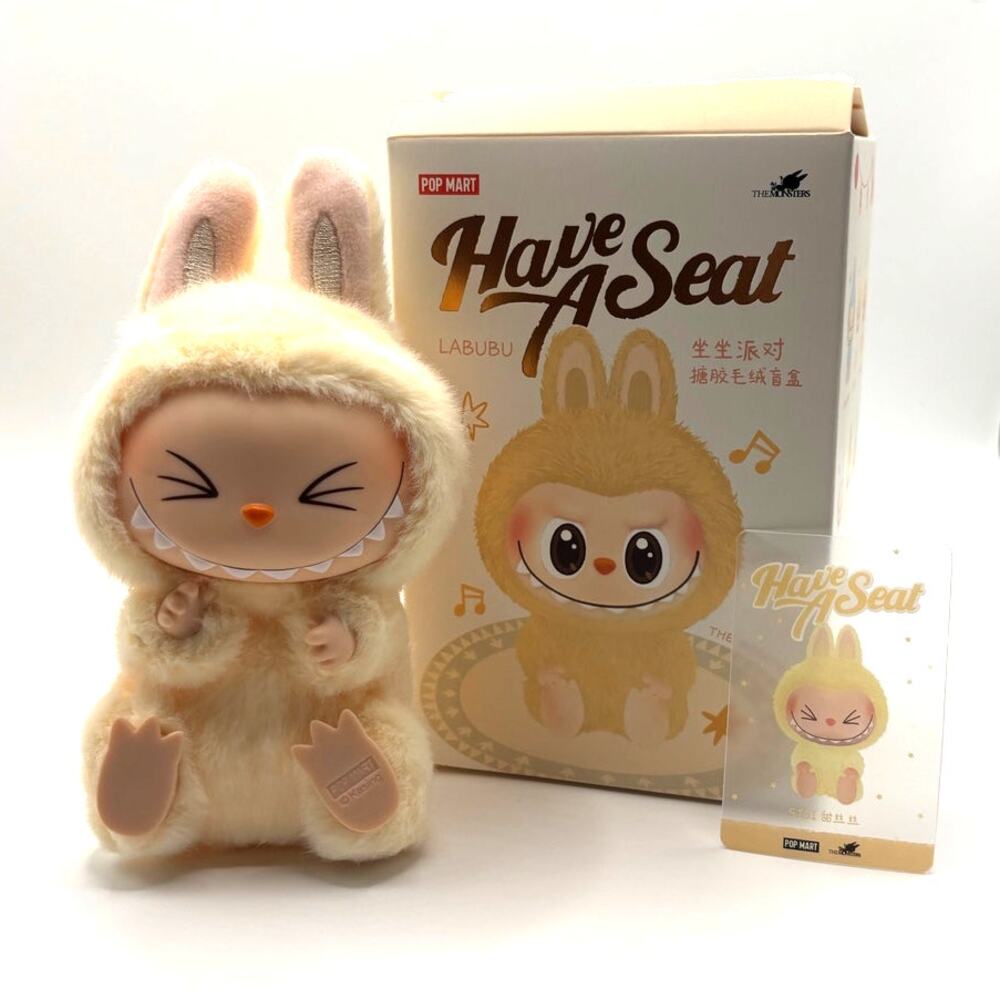 POP MART AUTHENTIC The Monsters Have a Seat LABUBU CONFIRMED Sisi US Yellow